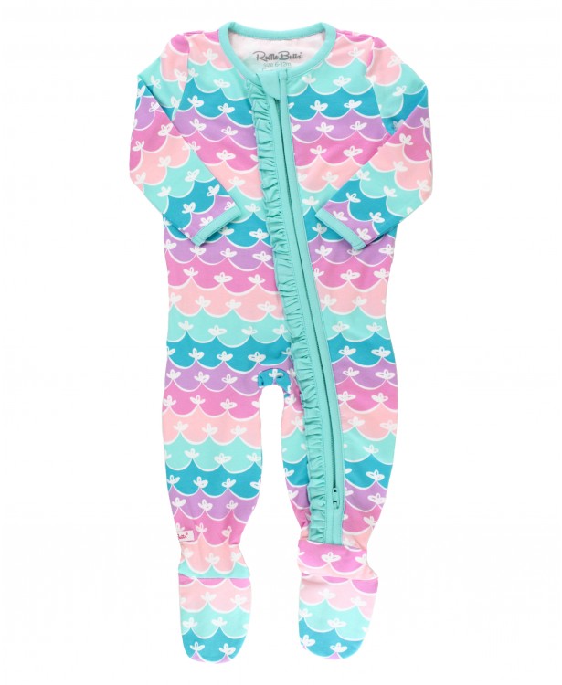Mermaid Snuggly Footed Pjs
