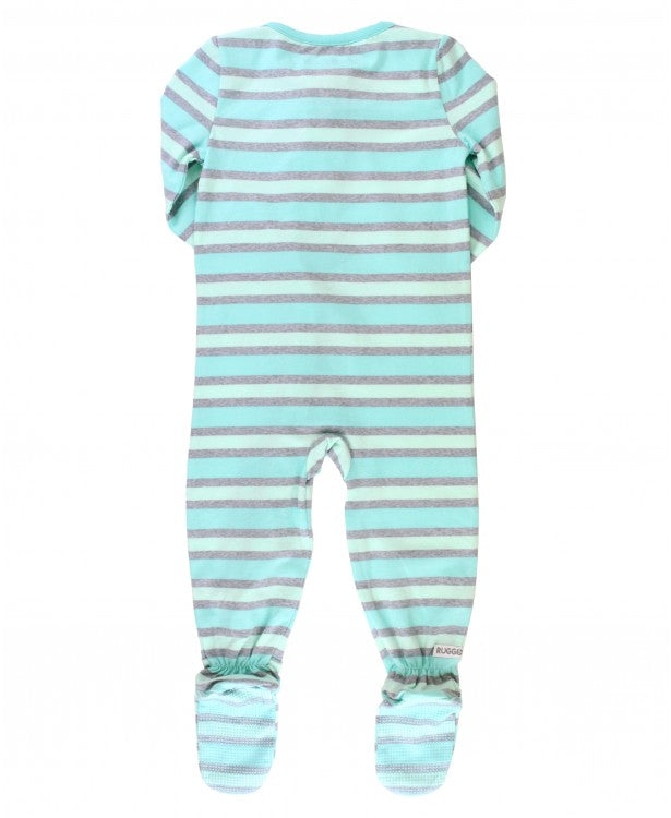 Cool Blue Stripe Footed Pj