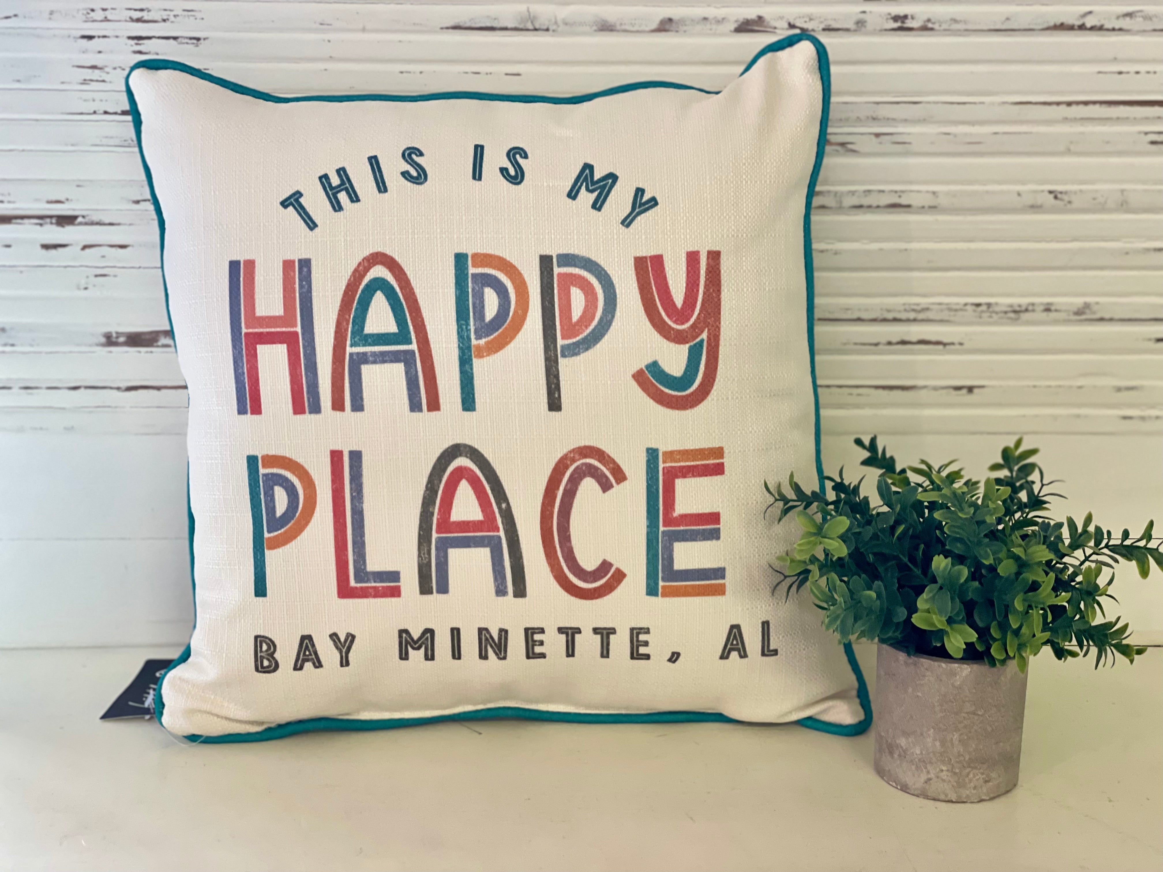 Happy Place BM Pillow