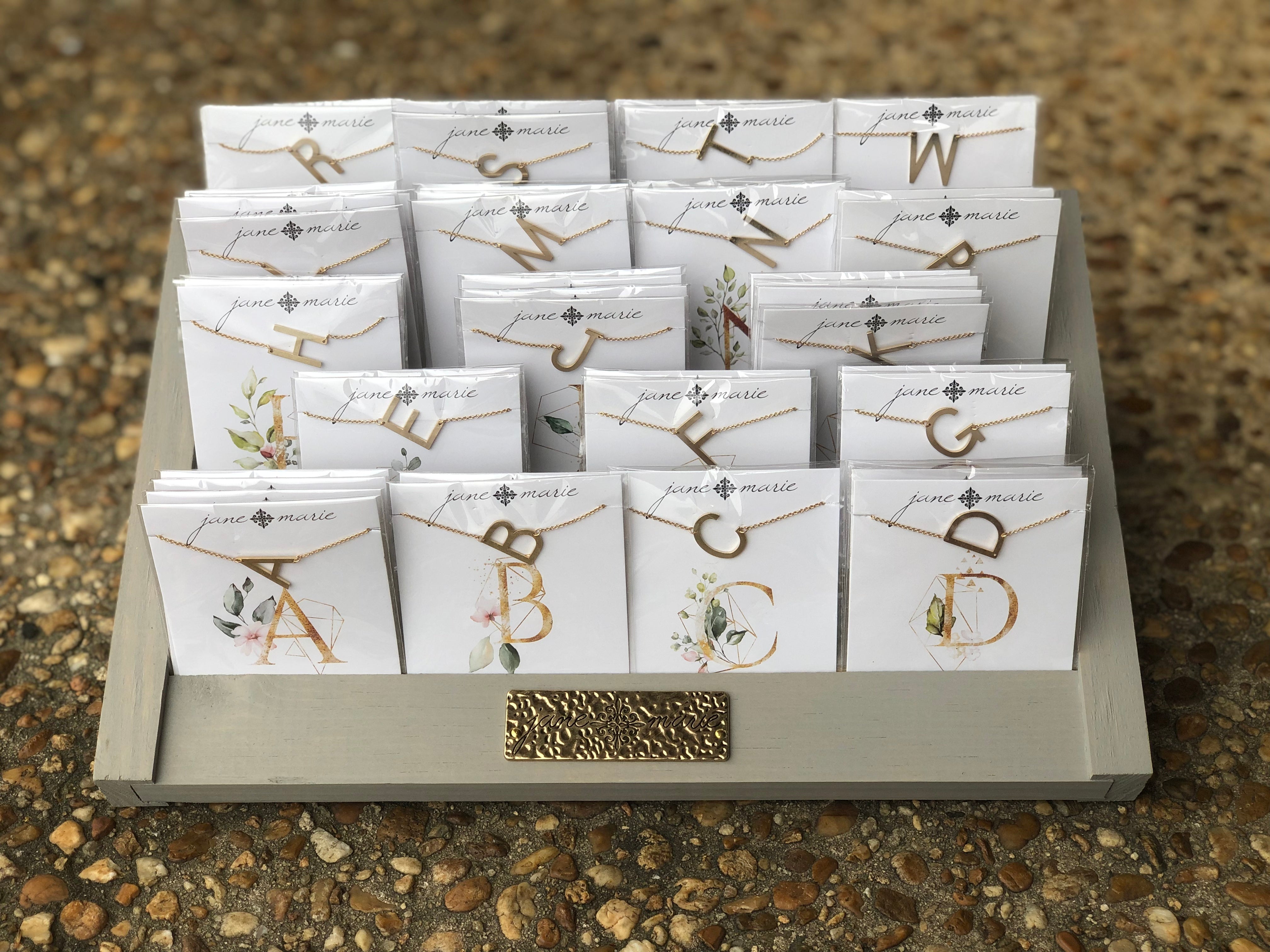Gold Initial Necklace