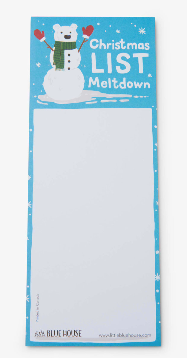 Christmas List Meltdown Magnetic List