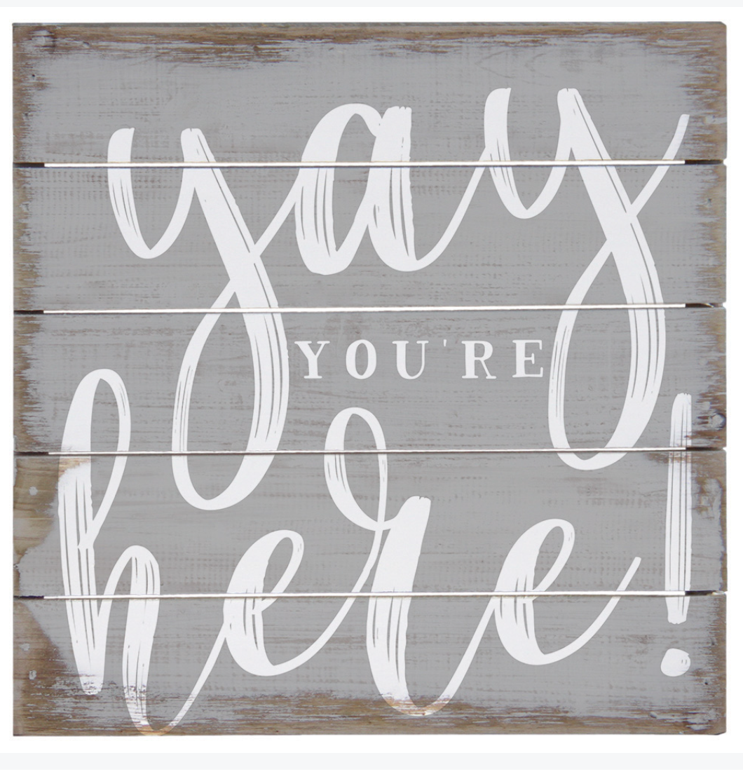 6 x 6 Wood Sign