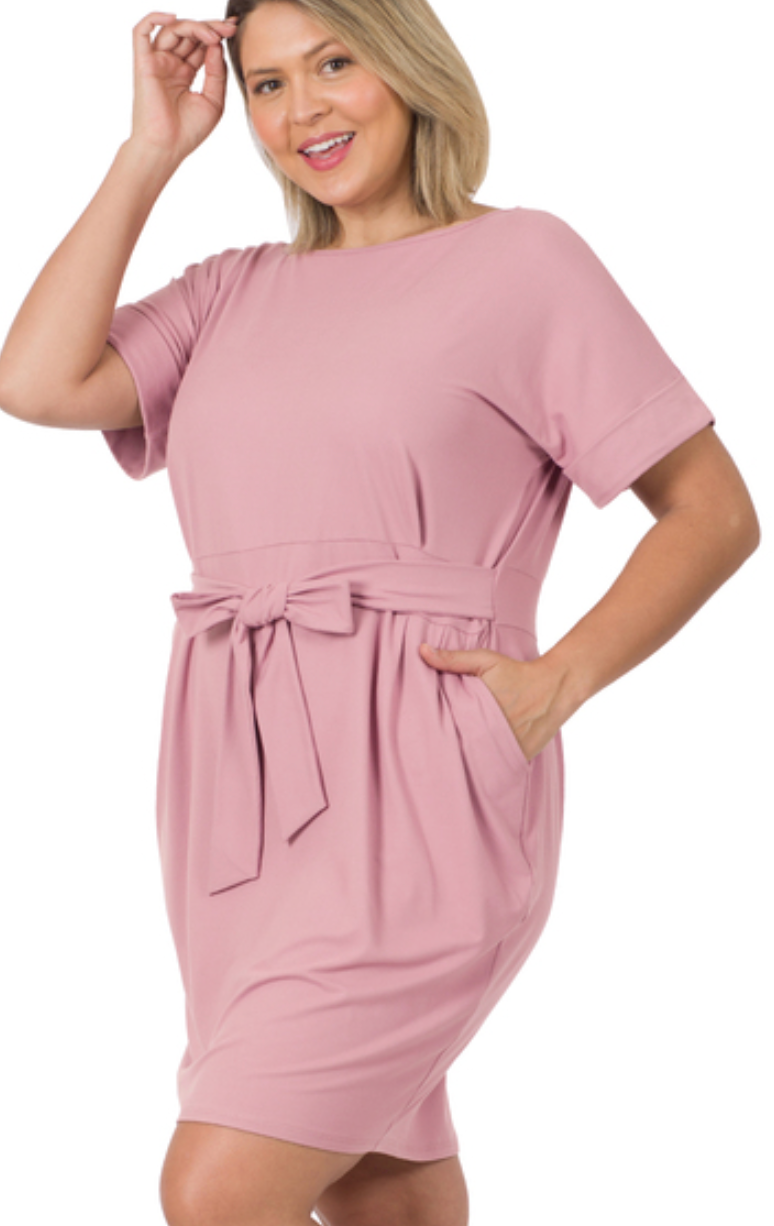 PS Tie Waist Dress