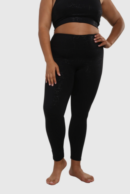 Curvy Foil Leggings
