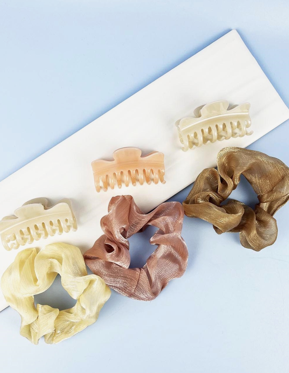 Scrunchie & Hair Clip Set