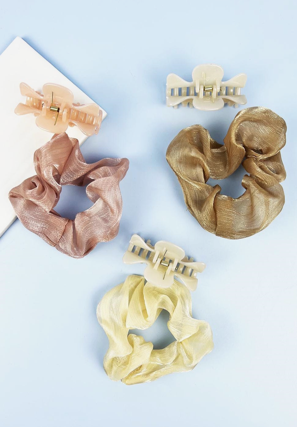 Scrunchie & Hair Clip Set