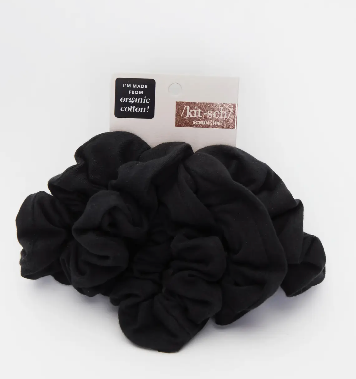 Organic Cotton Knit Scrunchies