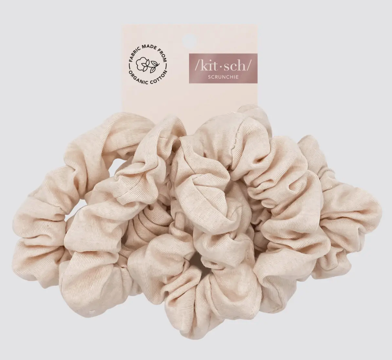 Organic Cotton Knit Scrunchies