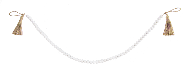 White Bead Garland