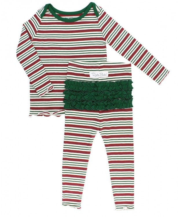 Peppermint Stripe Snuggly Pjs