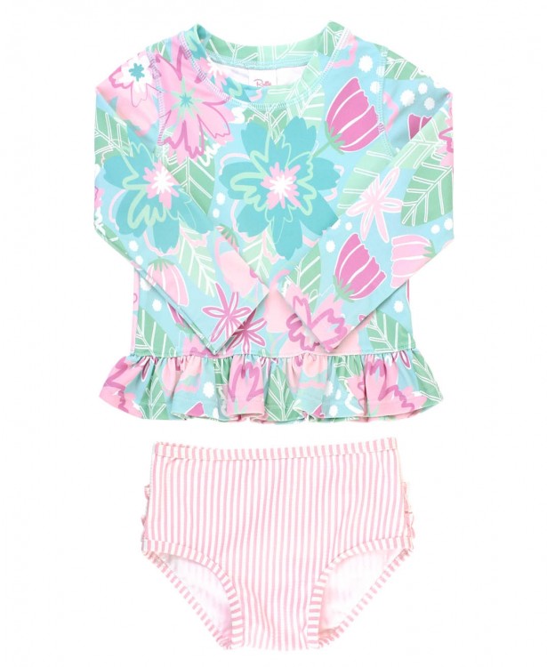 Ruffle Butt In Bloom Bikini Set