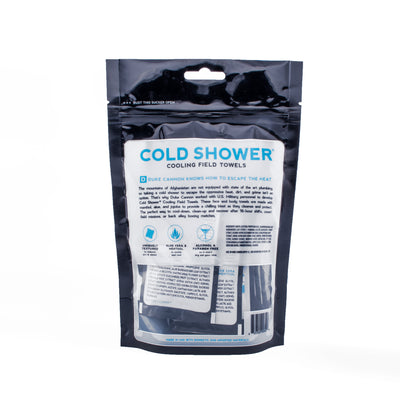 Cold Shower Cooling Field Towels Pouch 15ct.