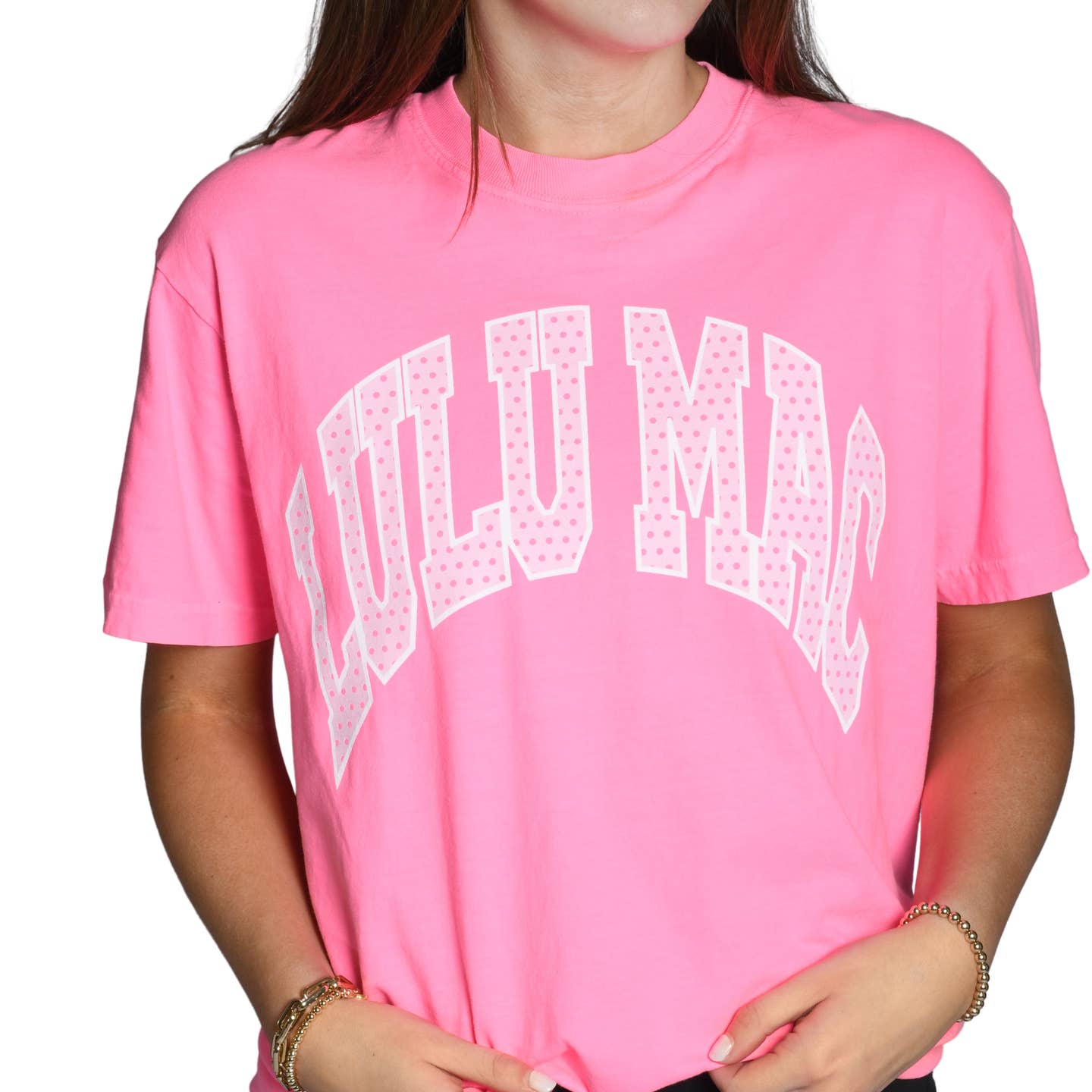 Lulu Mac Hot Pink Tee