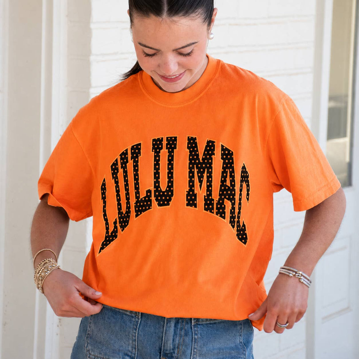 Lulu Mac|Burnt Orange Tee
