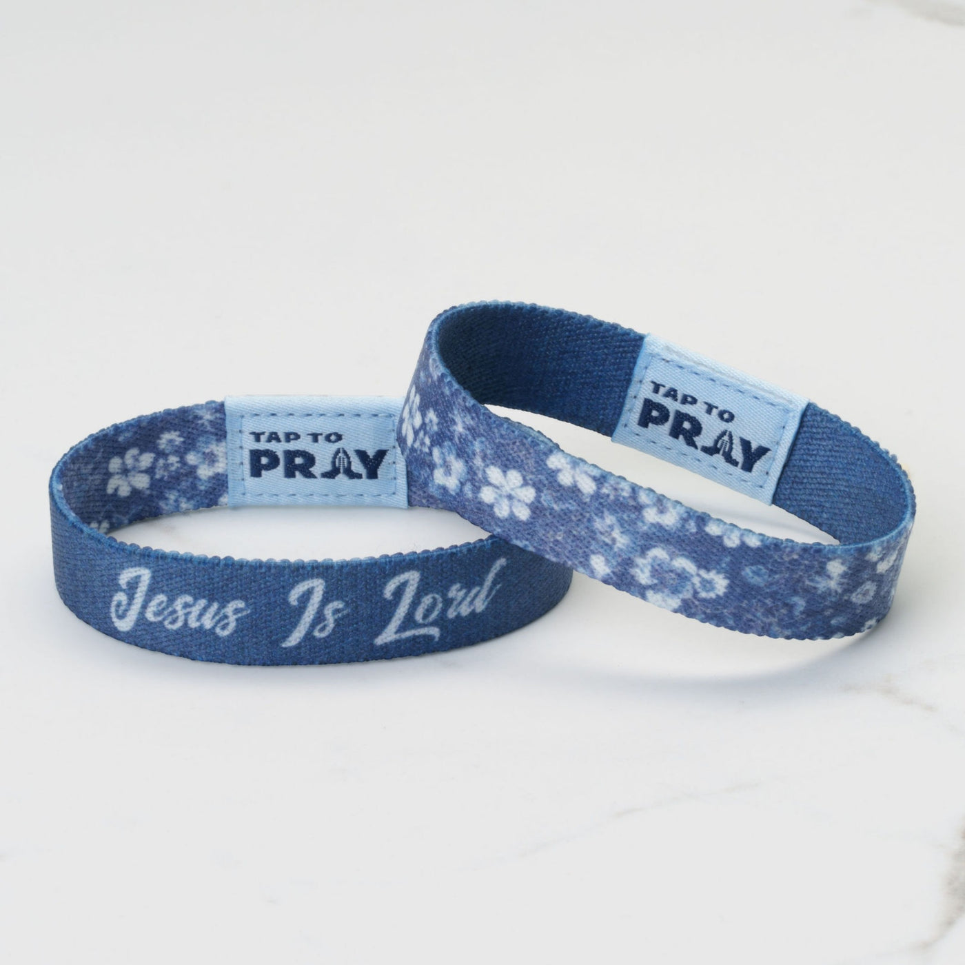 Tap To Pray® Wildflower/Jesus Is Lord Wristband