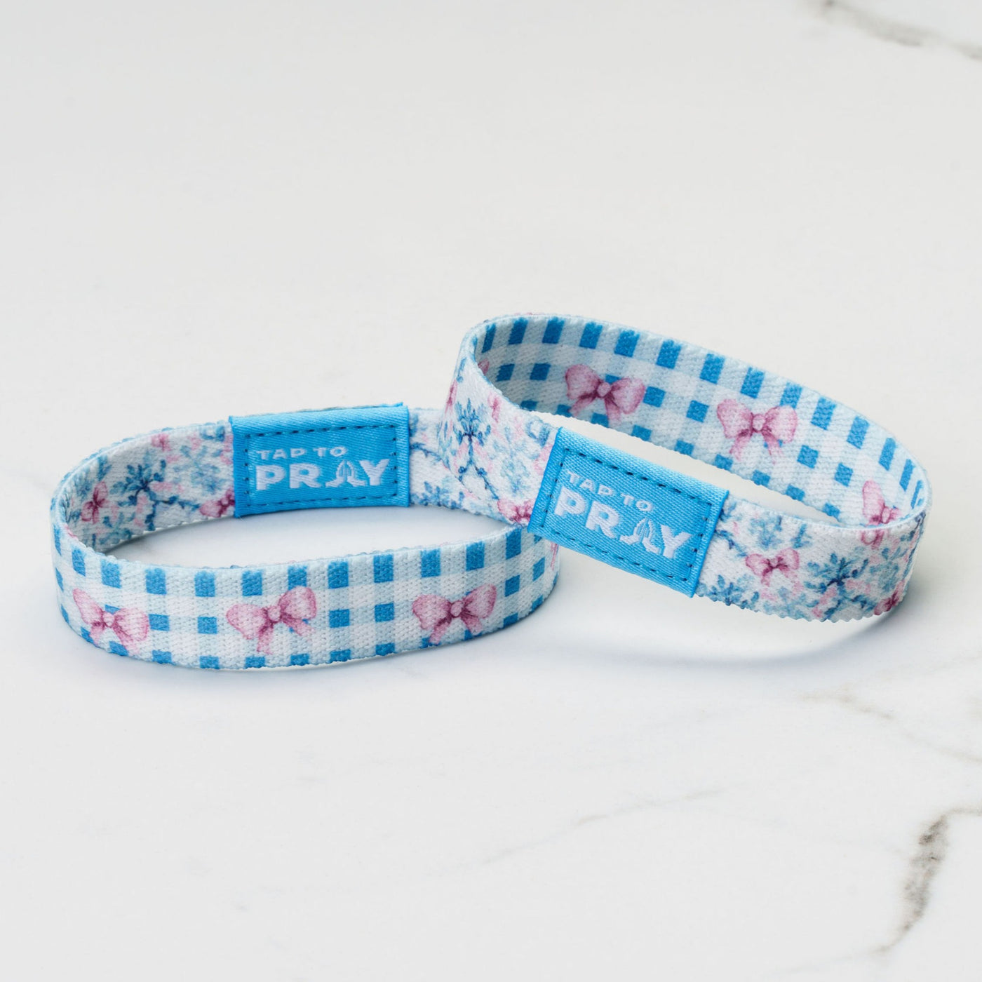 Tap To Pray® Blue Belle Wristband