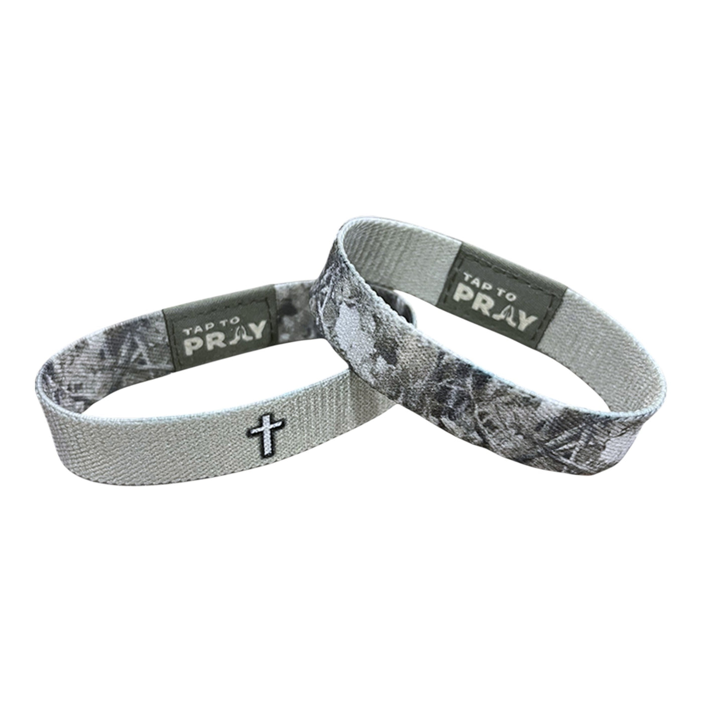 Tap To Pray® Forest Camo Smoke Wristband