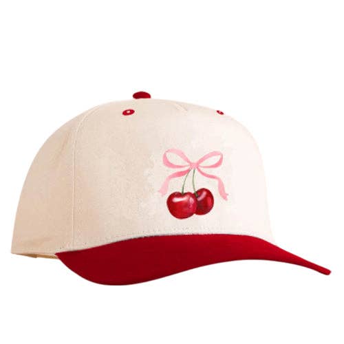 Lulu Mac Cherry Bow Hat