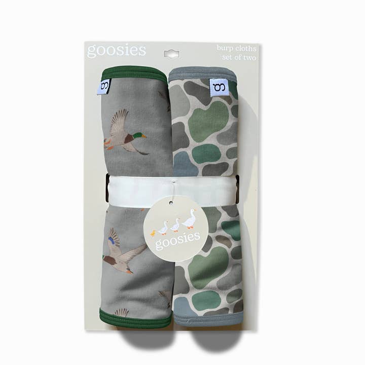 Goosies| Mallards/Camo Burp Cloth Sets