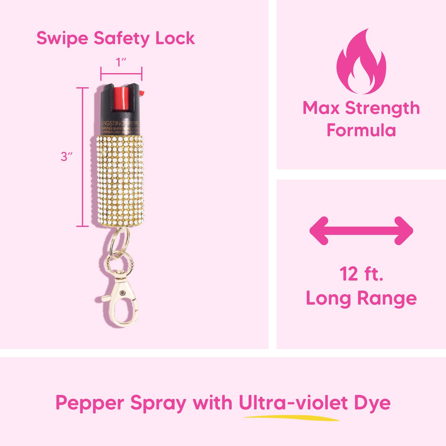 Rhinestone Pepper Spray