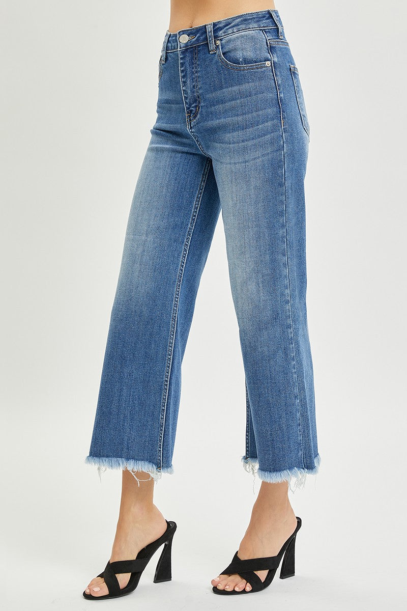 High Rise Ankle Jeans