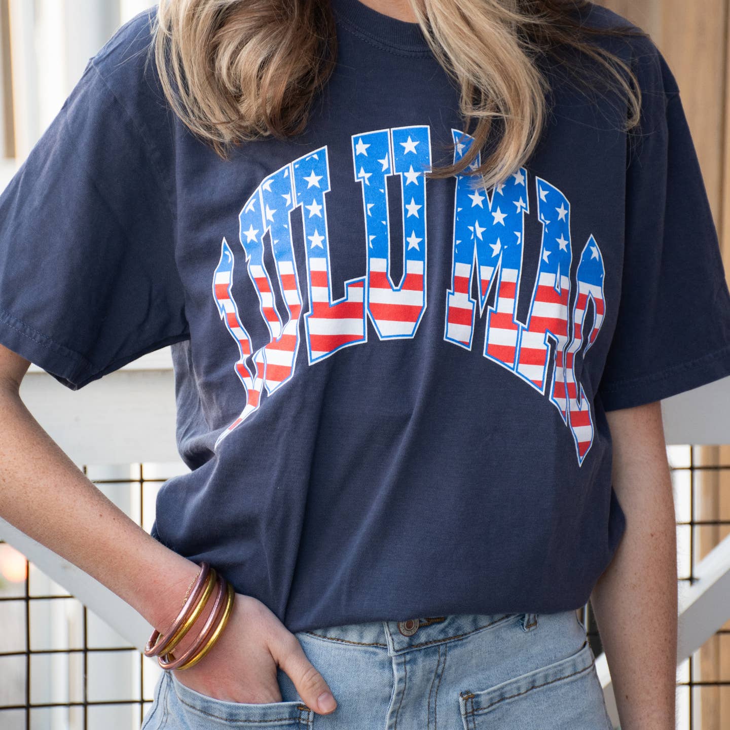 Lulu Mac Patriotic Tee