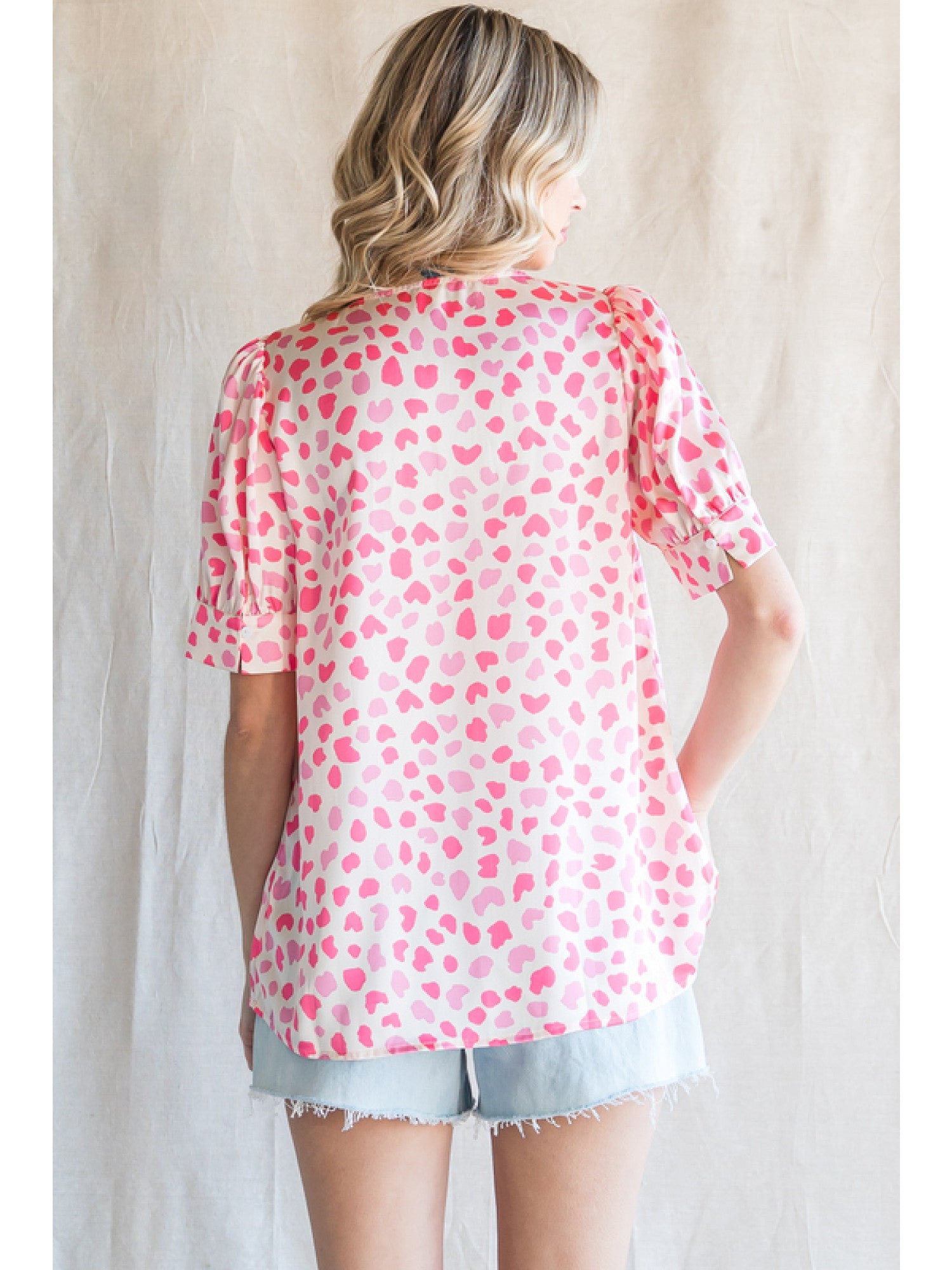 SALE Heart Pattern Top