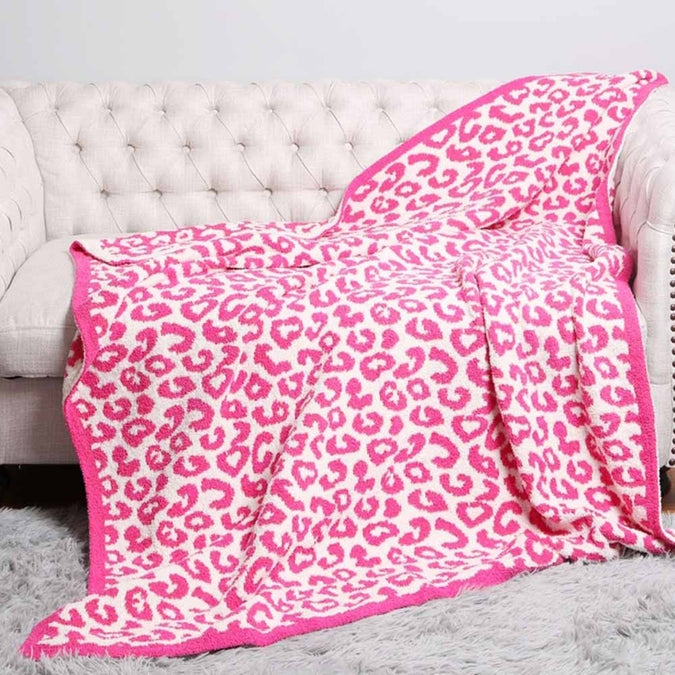 Leopard Reversible Throw Blanket