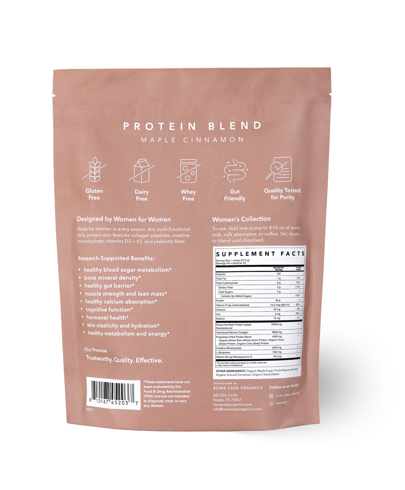 RC|Wellness Protein Blend-Maple Cinnamon