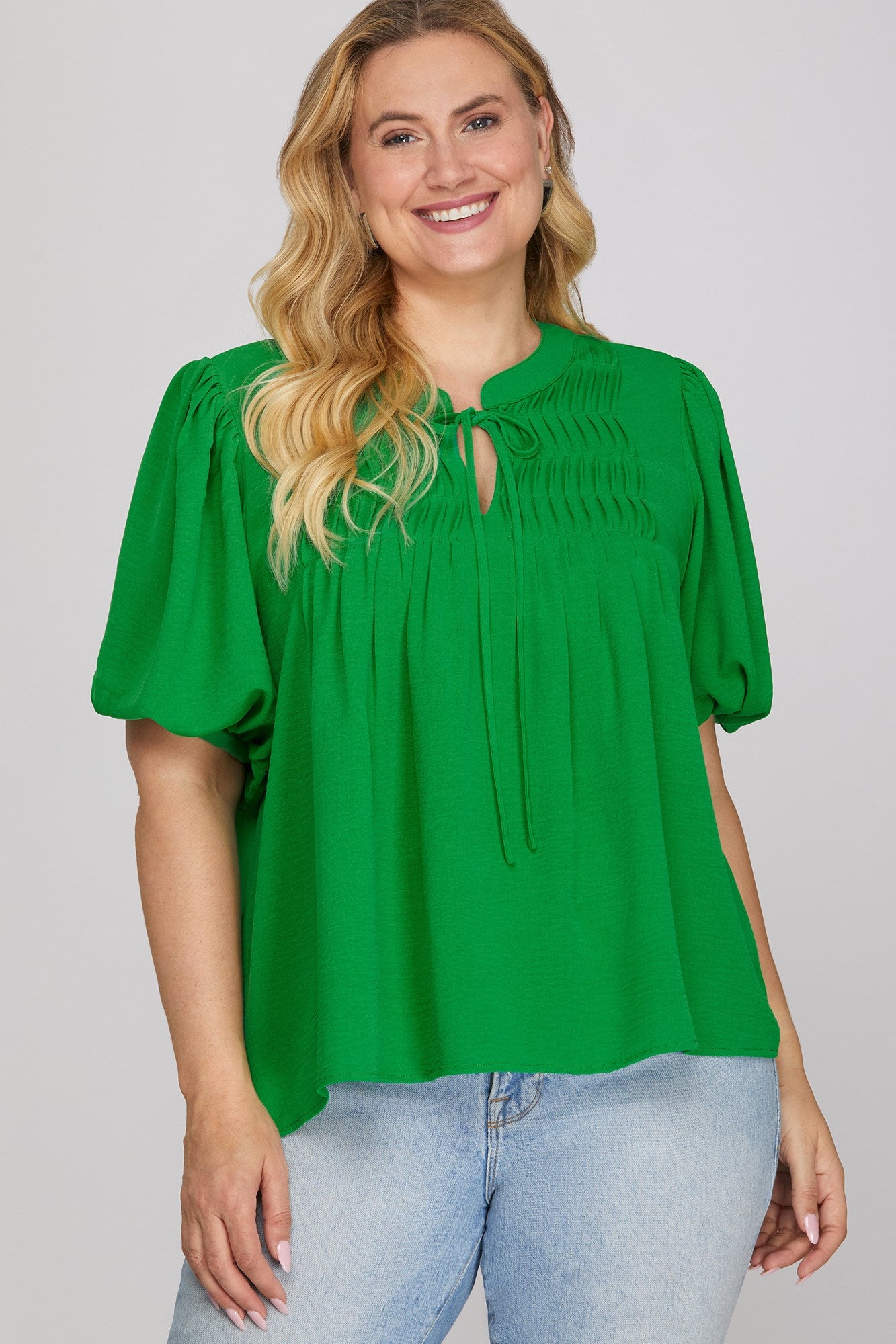 PS Puff Pintuck Top