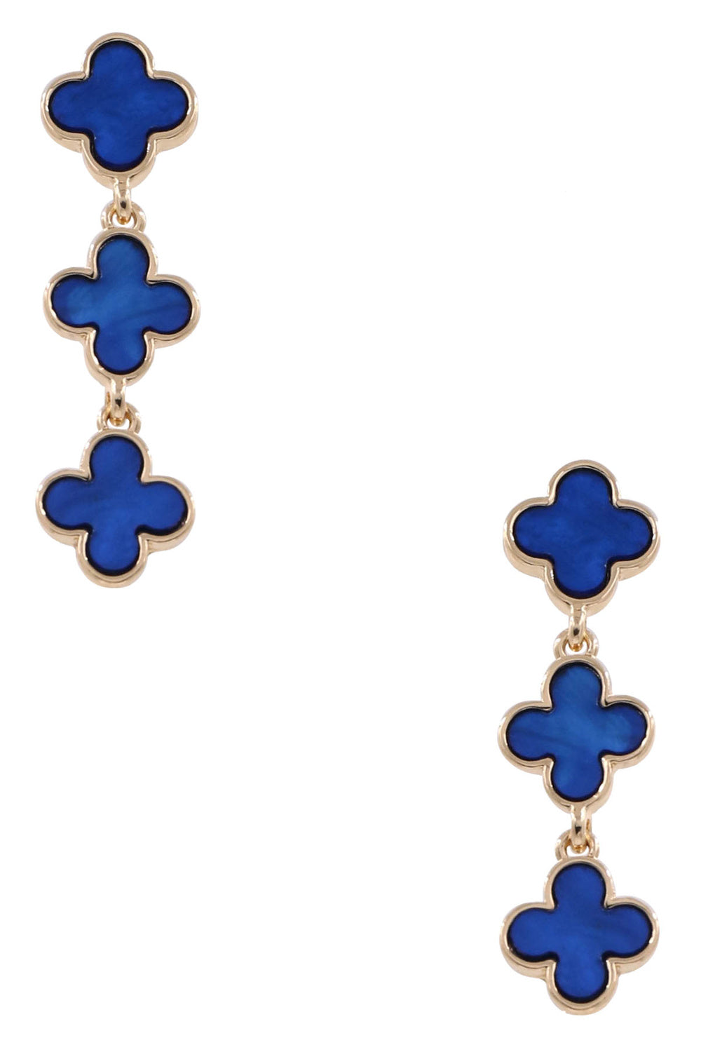 Quatrefoil Layered Earrings