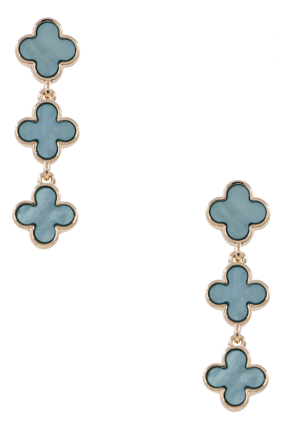 Quatrefoil Layered Earrings