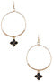 Shell Quatrefoil Drop Earrings