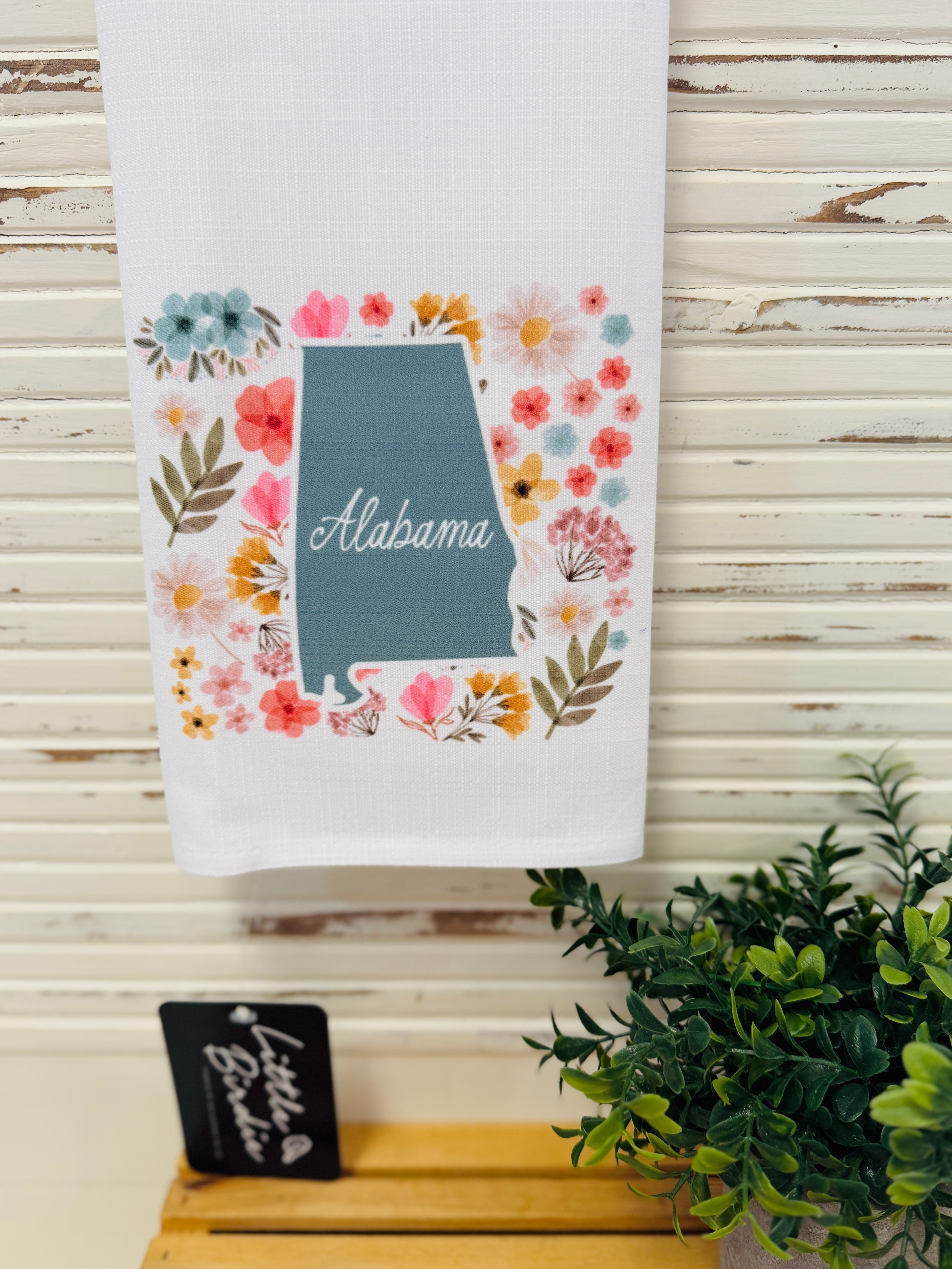 Spring Alabama Tea Towel