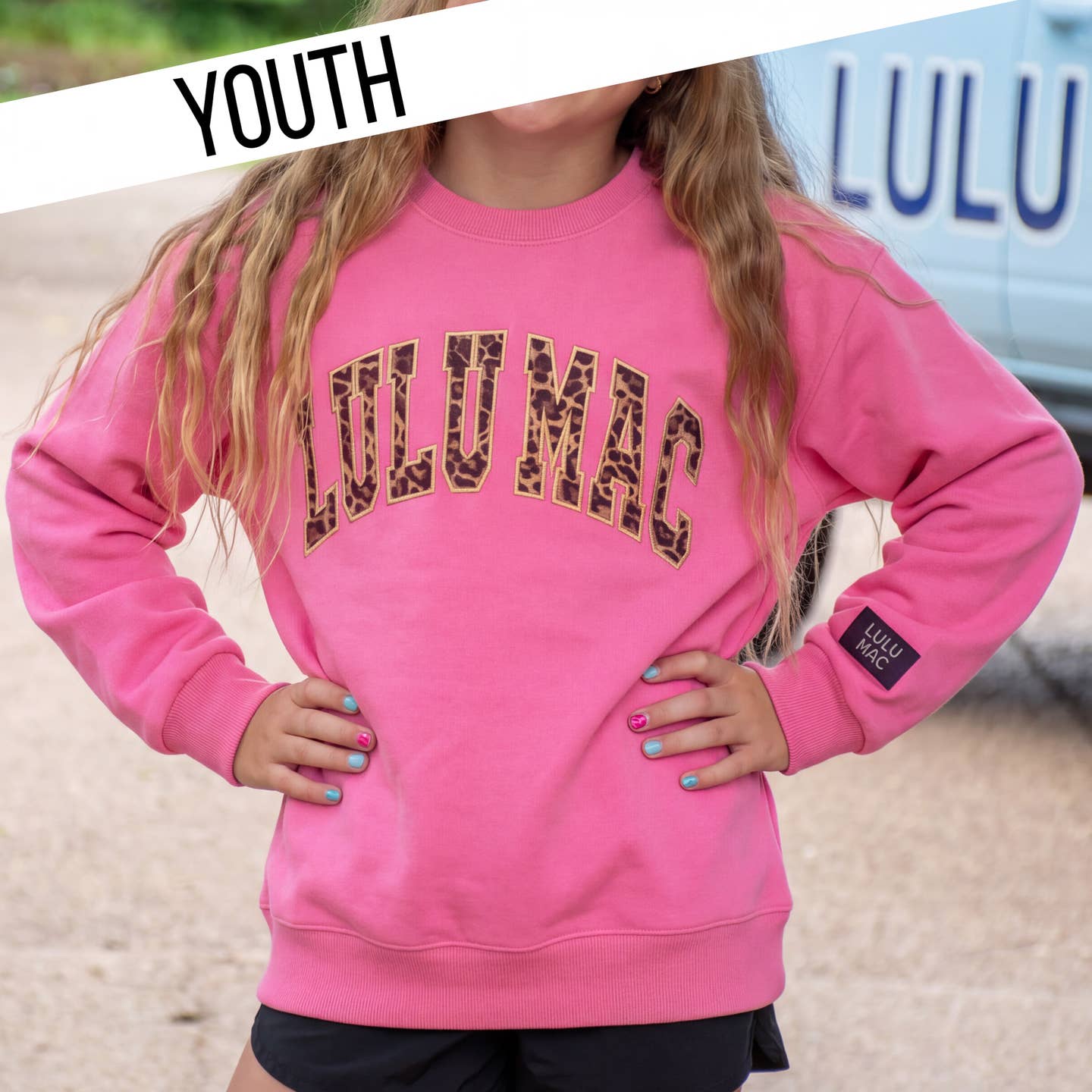Lulu Mac|YTH Leopard Sweatshirt