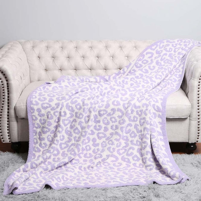 Leopard Reversible Throw Blanket