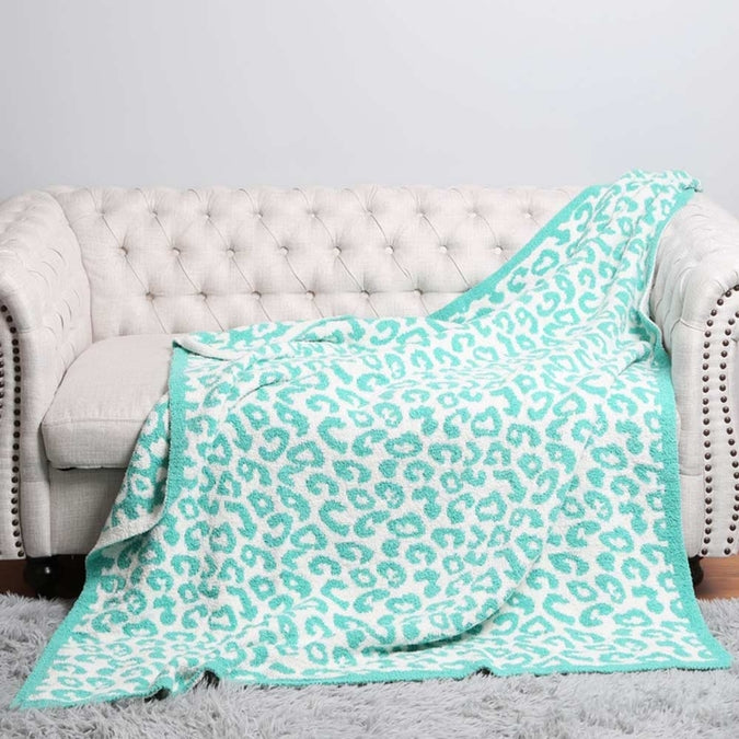 Leopard Reversible Throw Blanket