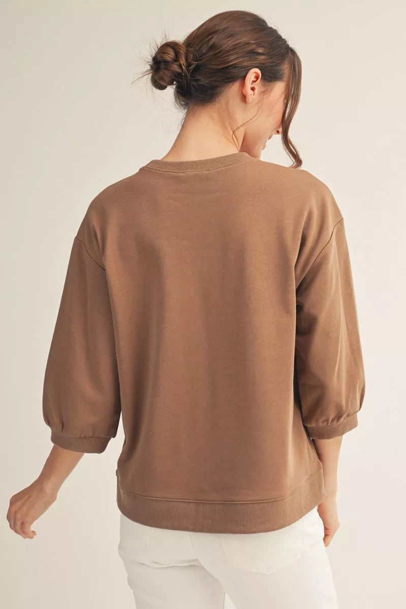 Horseshoe Embroidered Top