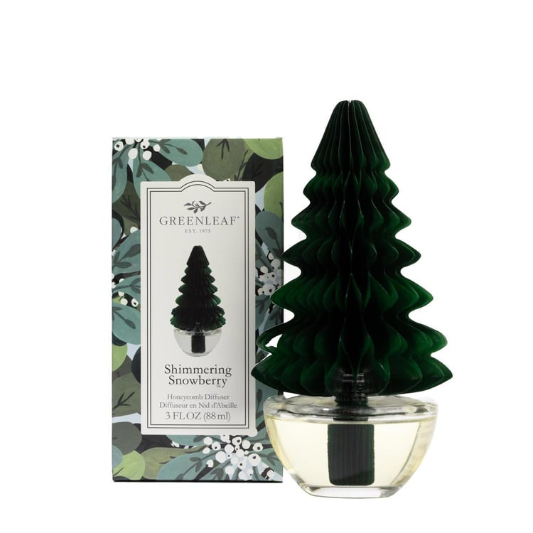 Greenleaf|Shimmering Snowberry Honeycomb Diffuser