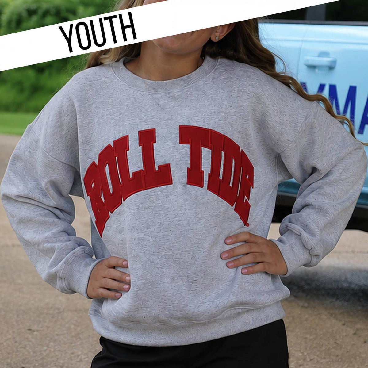 Lulu Mac|YTH Roll Tide Sweatshirt
