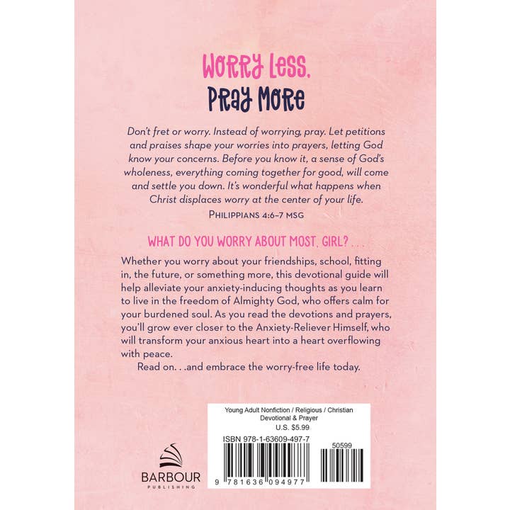 Worry Less Pray More Devotional