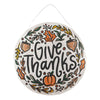 Christmas Holly/Give Thanks Pumpkin Reversible Burlee