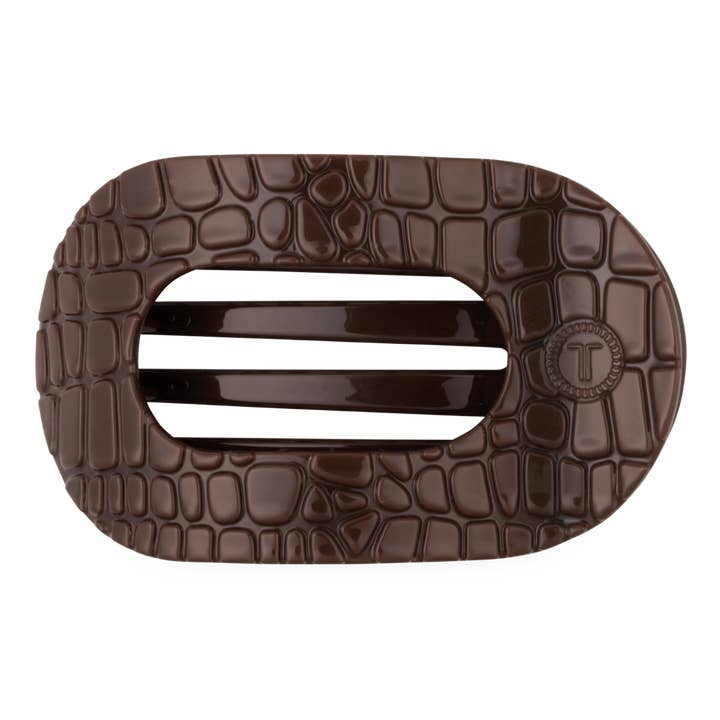 Flat Round Teleties Clip-Large