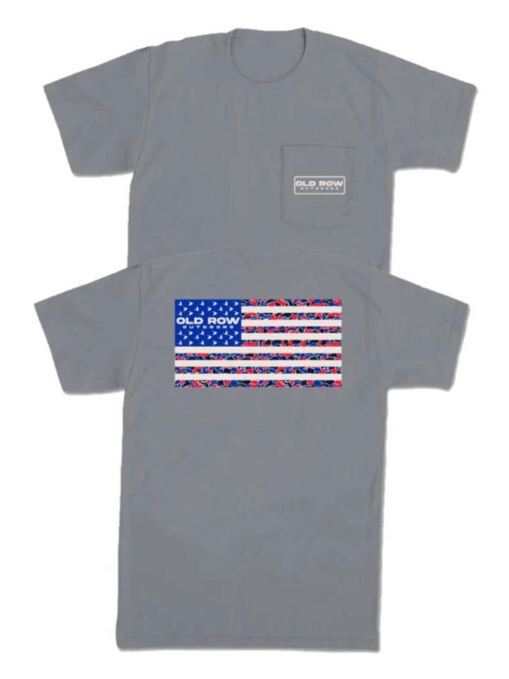 Old Row|Camo Flag Tee