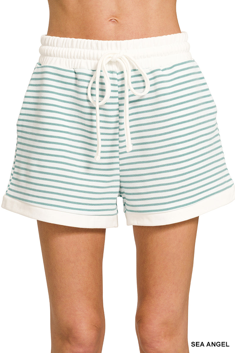 Striped Shorts Set