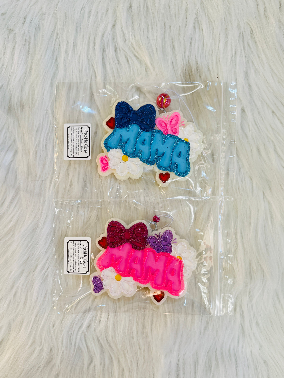 Mama Floral Bow Freshie