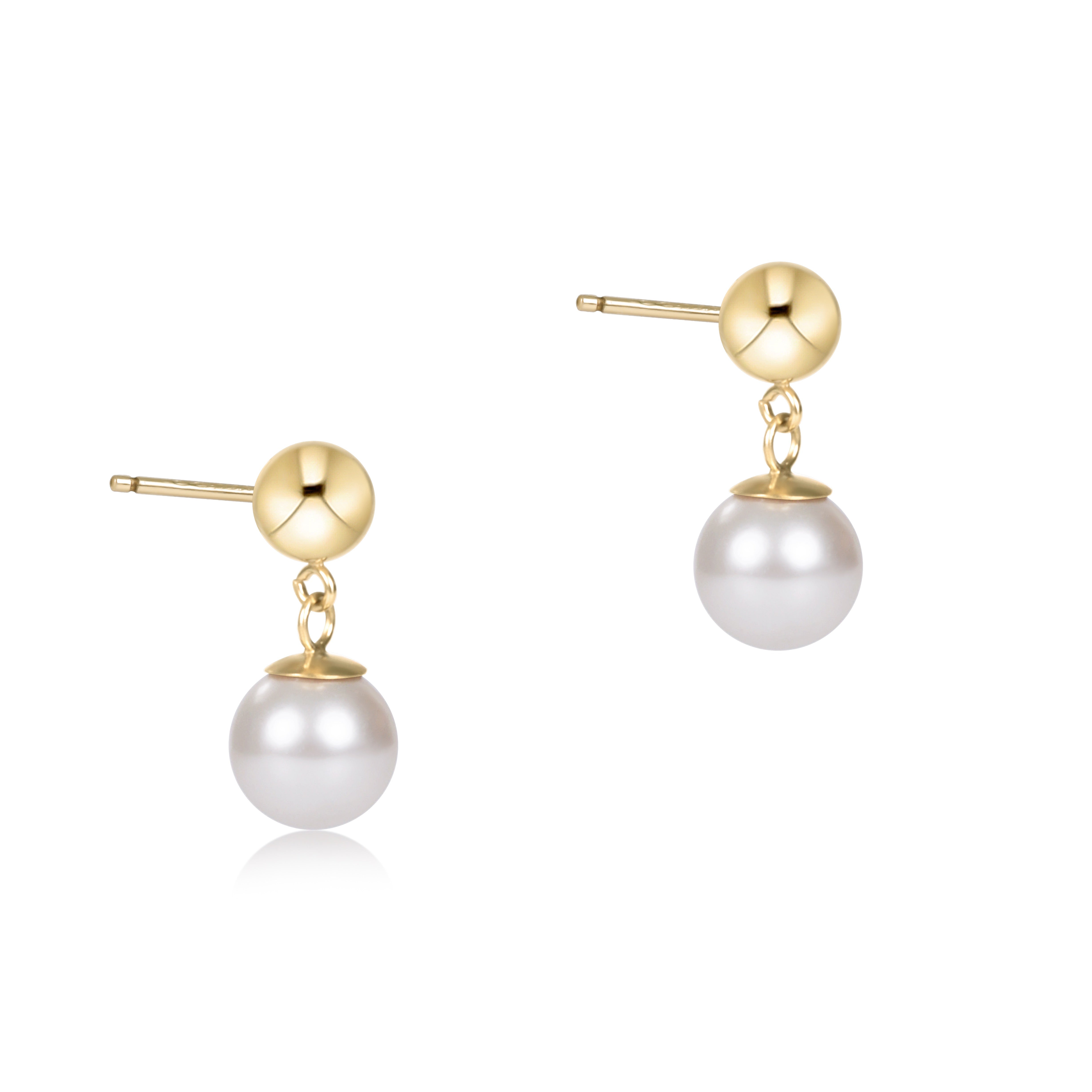 Enewton|8mm Pearl Drop Earrings