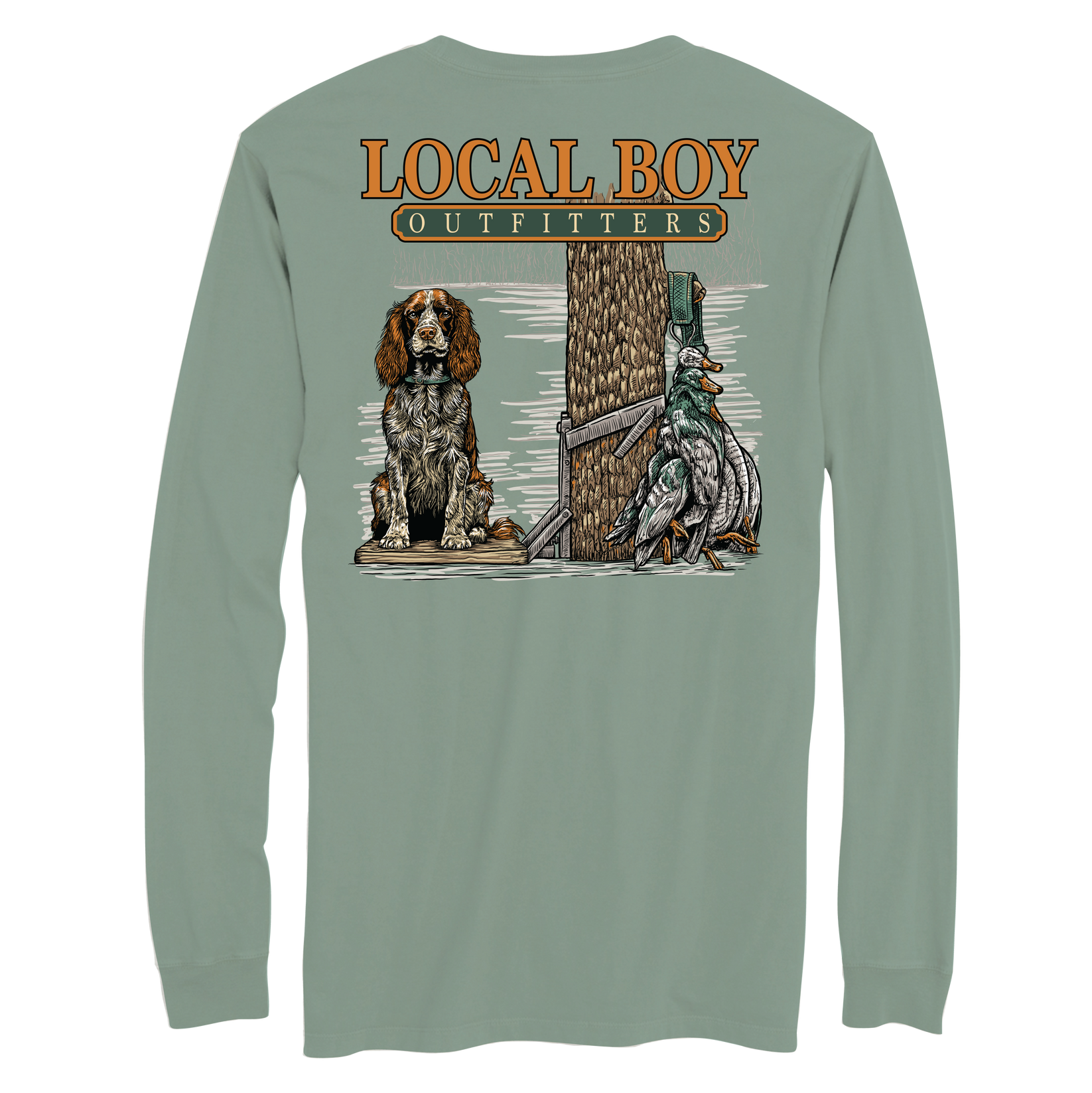 LB|Spaniel Stand LS Tee