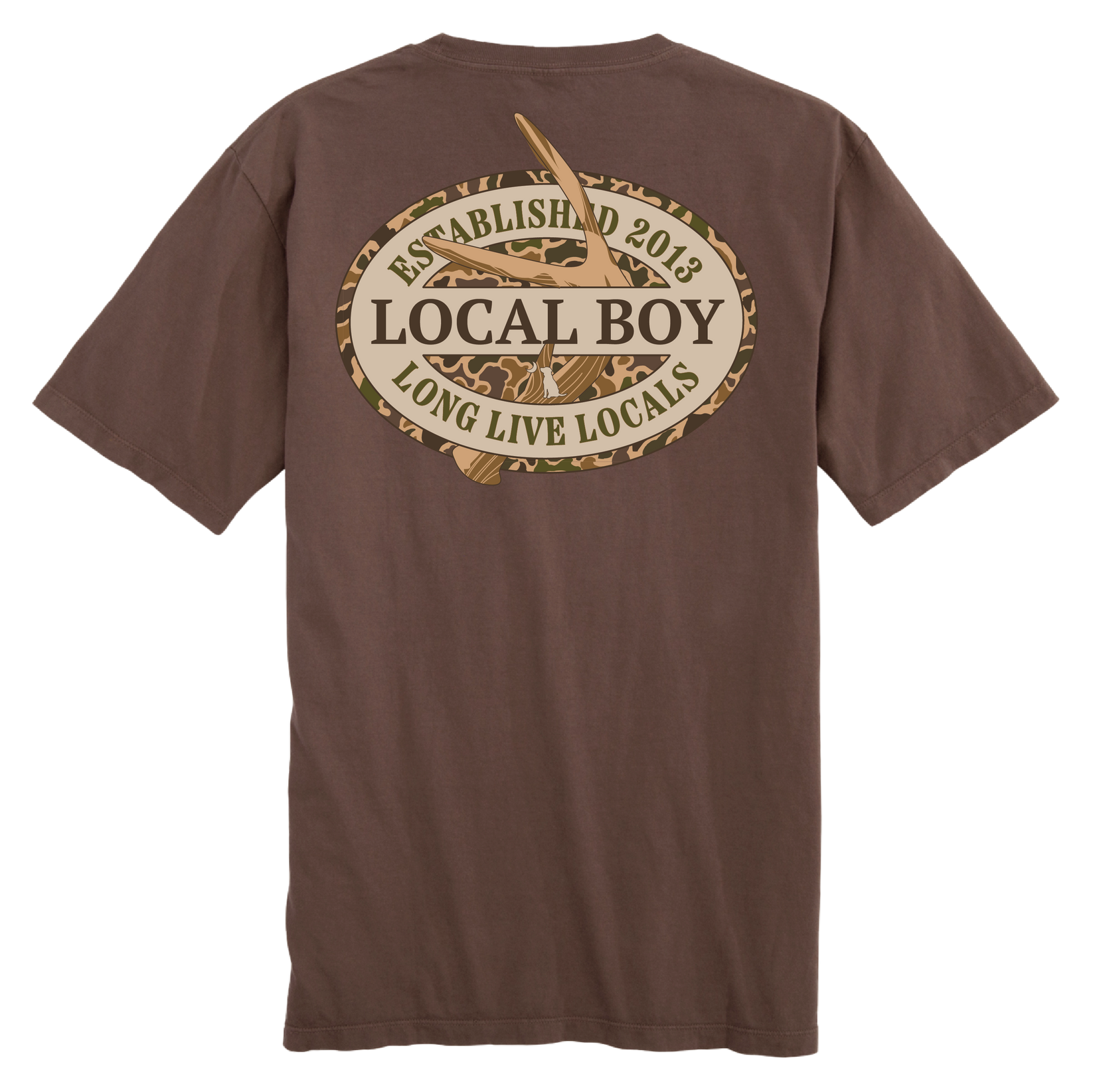 LB|YTH Old School Antler Oval Tee