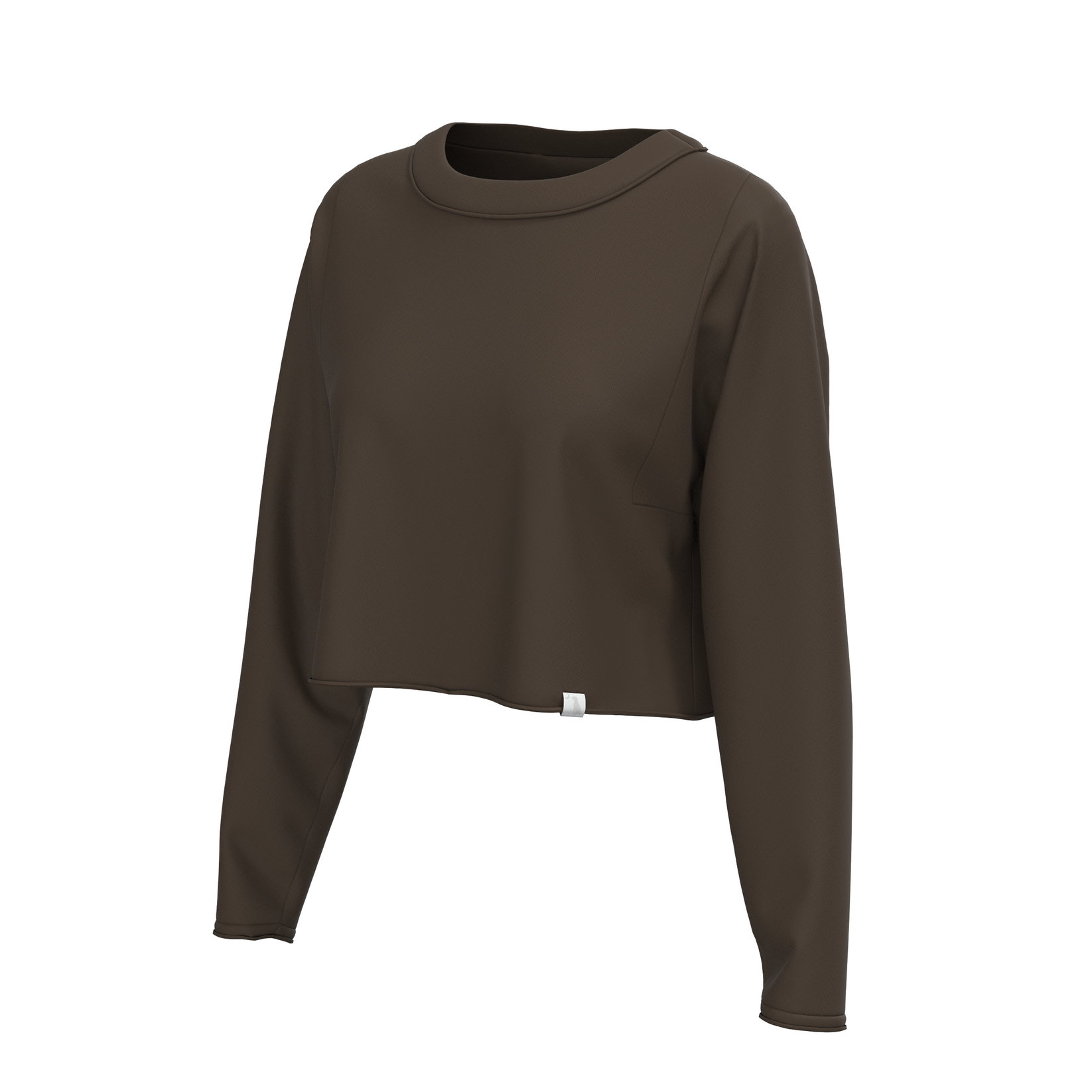 LG| Long Sleeve Boxy Cropped Tee